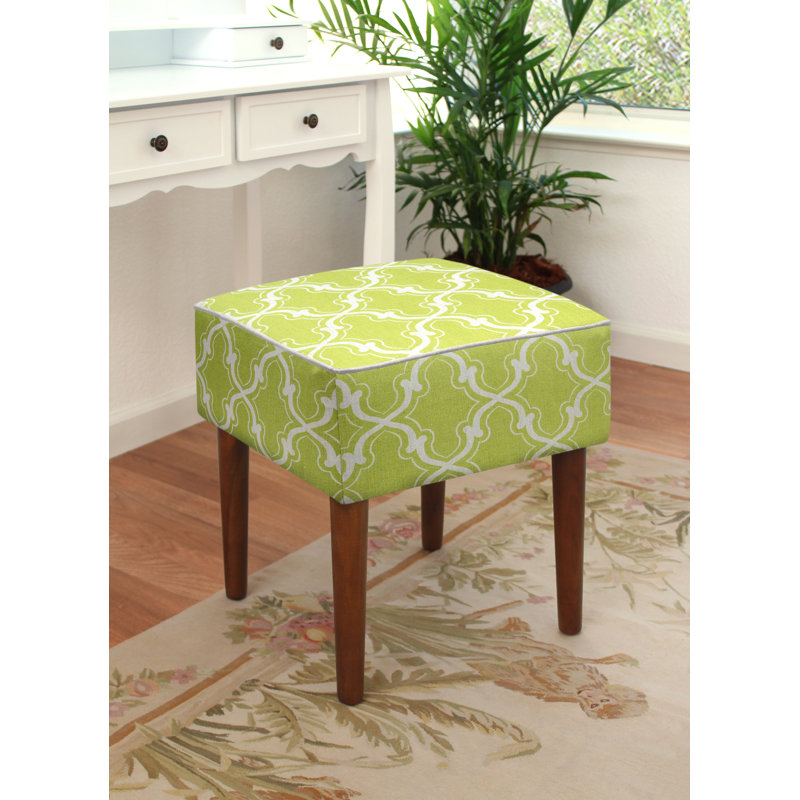 Tabouret d'appoint en bois massif, Chartreuse