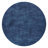 Hand Knotted Loom Wool Eco-Friendly Area Rugs - Round | Blue Color | Solid Design | Area Rugs for Living room, Bedroom-71857334