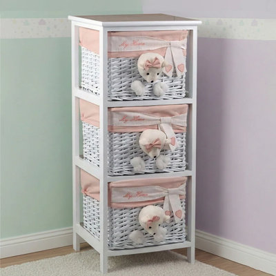 3 Drawer Storage Drawer