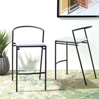 Wyeth Upholstered Counter Stool with Metal Frame