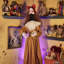 «Haunted Hill Farm» 5 pieds 5 pouces debout Pop-Up Creepy Lady Halloween avec mouvement Pop-Up et lumière DEL