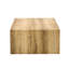 Table basse de couleur bois 39,3 x 23,6 x 12, traitement fin, améliore la qualité de vie de la table 39,3 x 23,6 x 12 pouces, grain naturel, convient à différents styles