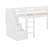 Stairway Twin Size Loft Bed With Slide-498668691