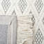 Tapis ivoire / gris en laine tissé à la main Addai-269511594