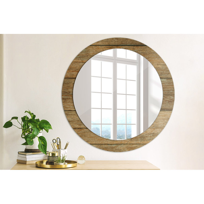 Huldar Glass Flat Wall Mirror