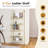 71''H X 23.6''W 5 Tier Ladder Bookcase-1837547731