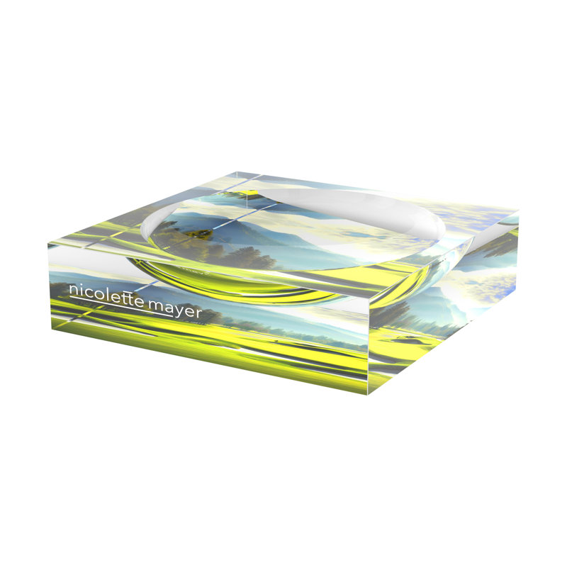 Decorative Tray, 8"W x 8"D x 2"H