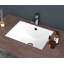 Lavabo de salle de bain rectangulaire encastré en céramique 14 po Myhome Keepers