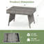 Table d'appoint pliante Dilar