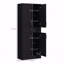 Armoire de cuisine 71 "avec tiroir et tablette réglable, armoire de rangement haute autoportante avec 2 armoires à double porte