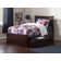 Daury Solid Wood Platform Bed with Matching Footboard and Storage Drawers