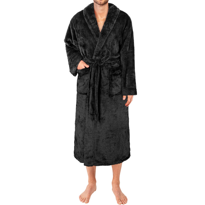 Peignoir P-R5004, Grand - très grand, Noir