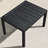 Outdoor Rust-Resistant Metal Chaise Lounge with Table-422563368