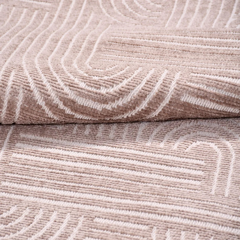 Tapis en polyester Garp Mink Modern facile à nettoyer, 4 pi x 6 pi