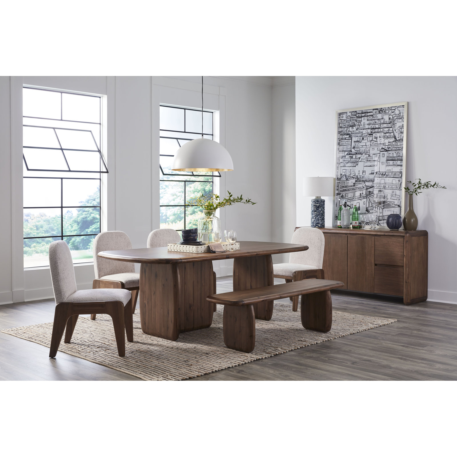 84" Acacia Dining Table