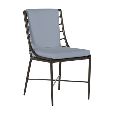 Chaise d'appoint en aluminium Carmel - Gris ardoise