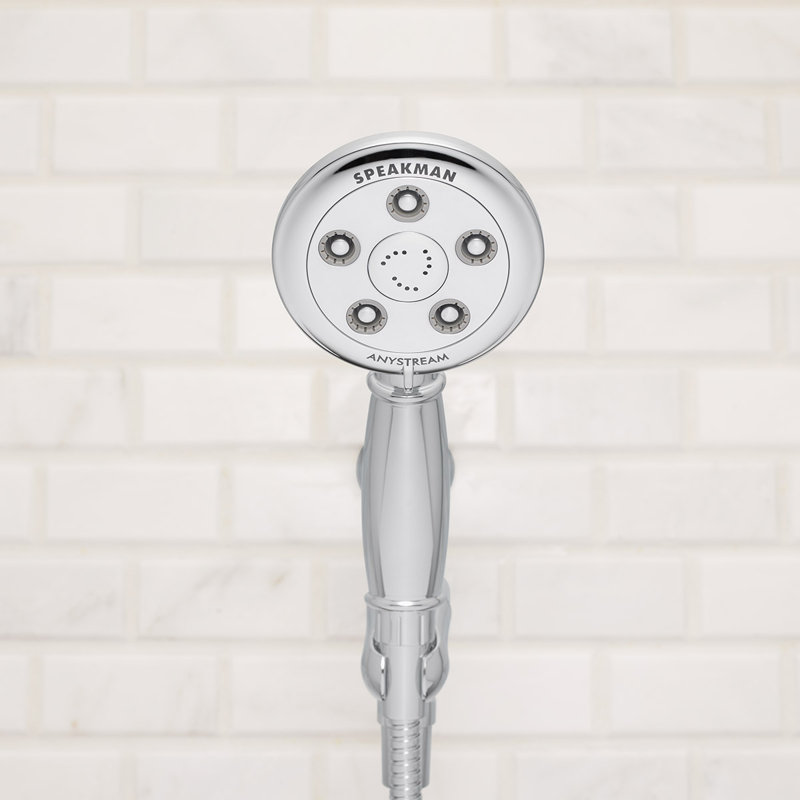 Alexandria Multi Function Handheld Shower Head, Polished Chrome