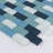 Swimming Pool Series 1" x 2" Straight Edge Glass Mosaic Tile-37230651
