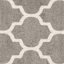Tapis géométrique gris foncé / beige Ammundsen-125598499