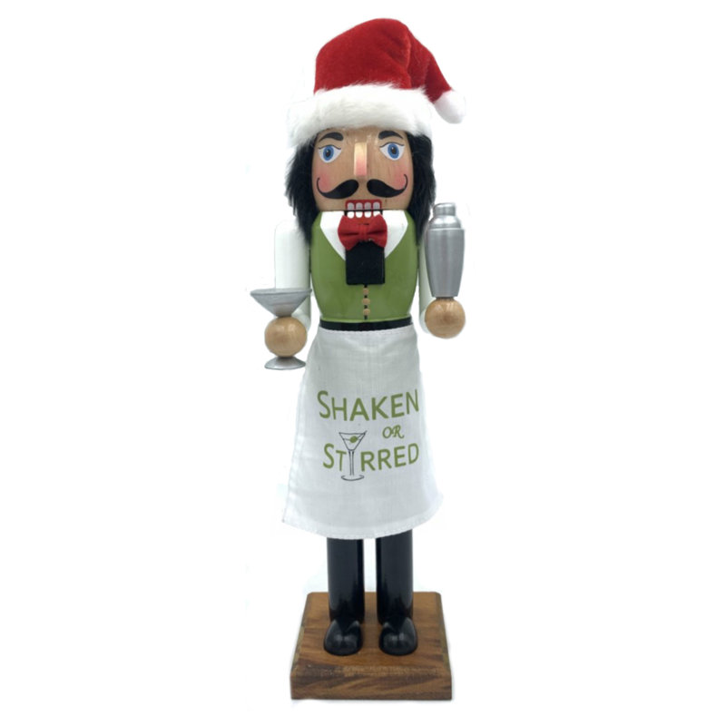 14"  Shaken or Stirred Nutcracker