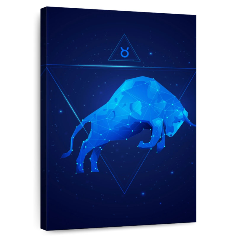 Adella Geometric Taurus, 48" H x 32" W