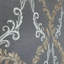 Rouleaux de papier peint imitation damas floral texturé-2133104829