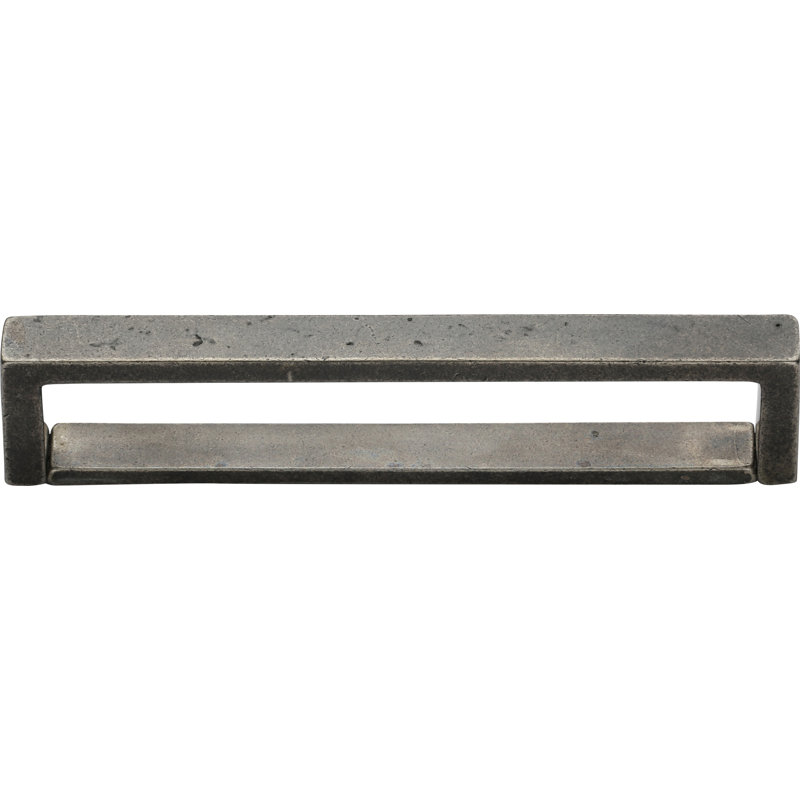 Linear Box Cabinet Pull, White Medium, 8"