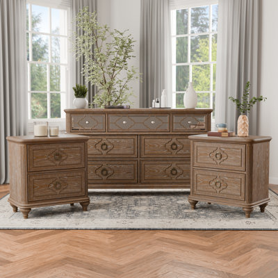 Ensemble de chambre à coucher 3 pièces Cashawn