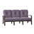 Fremont 75.25'' Wide Aluminum Patio Sofa with Cushions-26118108-26118109
