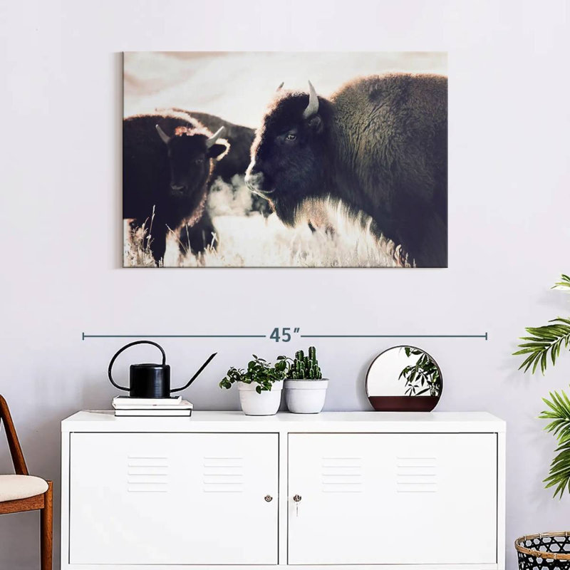 Brampt Buffalo Pasture, 24" H x 36" W