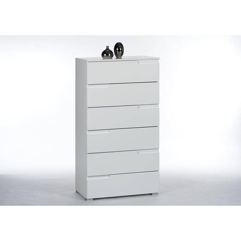 Assante 65 cm W Chest of 6 Drawers