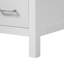 Meuble-lavabo compact compact en bois blanc avec lavabo en céramique