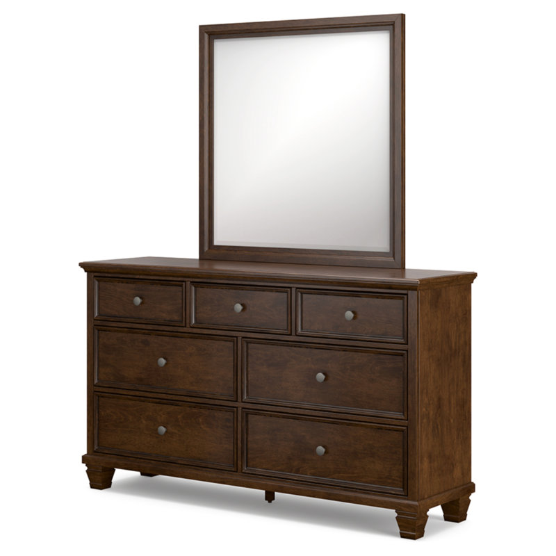 Danabrin Dresser And Mirror, Brown