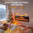 Pahl 50" Recessed or Wall Mounted Electric Indoor Fireplace with Smart Control and Remote-2001260605