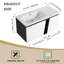 Ensemble de meuble-lavabo mural simple 40 po Kelvonte