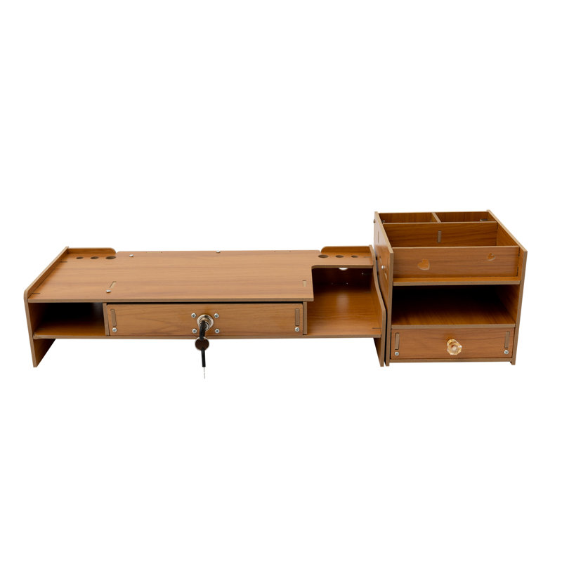 Support de bureau pour ordinateur, Brun