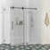 Radiance 66 In. W X 35 In. D X 76 In. H Sliding Frameless Corner Shower Enclosure With Clear Glass