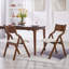 Chaise de salle à manger rembourrée pliante-114326709