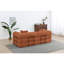 Canapé-lit convertible avec coussin cylindrique - Coussin en velours côtelé avec cadre de forme fixe pour le salon, la chambre à coucher, le salon, le studio