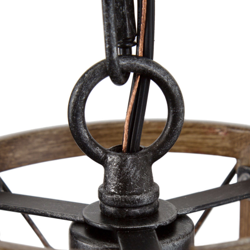 Freddi 1-Light 5.5" W * 9"H Unique Cage Pendant