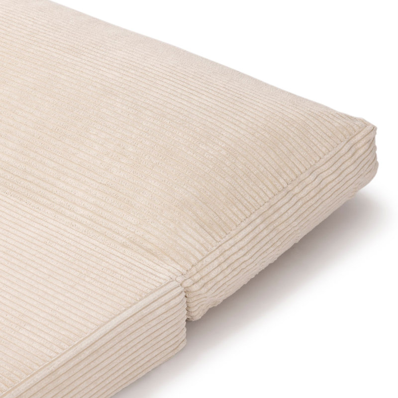 Canapé convertible Fold 'n Fun, Crème, crème, H 6 po x l 38 po x P 75 po