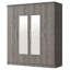 Armoire à miroir 4 portes avec tablettes-1344714254