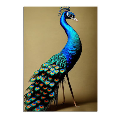 XV1022-4257X Stunning Peacock - - Wall Art