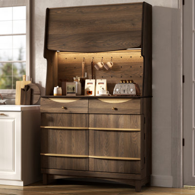 72’’ Kitchen Pantry Cabinet W/Power Outlets