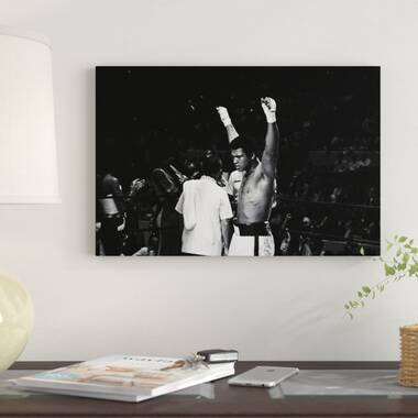 Framed Canvas Art (Gold Floating Frame) - LV Boxing by Alexandre Venancio ( Sports > Boxing art) - 26x18 in