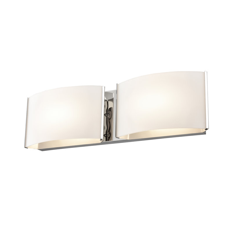 VANITÉ DEL VANGUARD 2 LT, Chrome avec demi opale