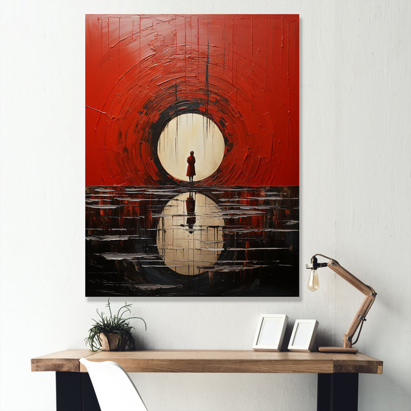 Bowling Crimson Strike - Imprimé, Toile tendue, 44" H x 34" W