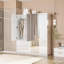 Garde-robe 4 portes 2 tiroirs avec porte miroir-977837210