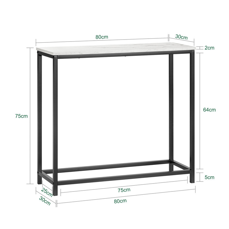 Irie 80cm Console Table, Black