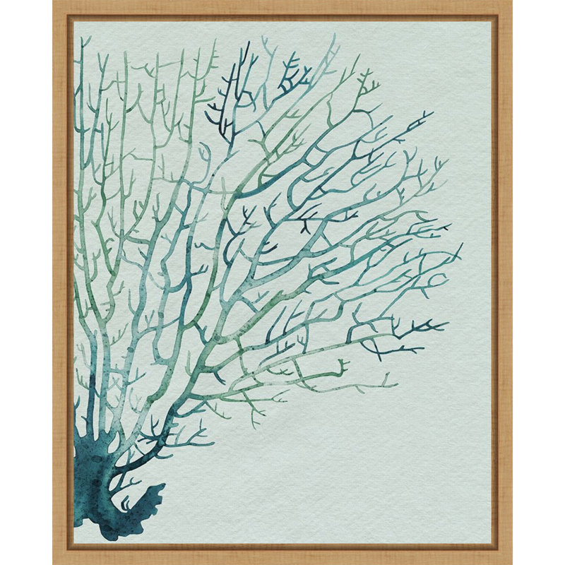«Seaglass Shadow I» par Grace Popp, reproduction d'art sur toile encadrée, H 20 po x l 16 po